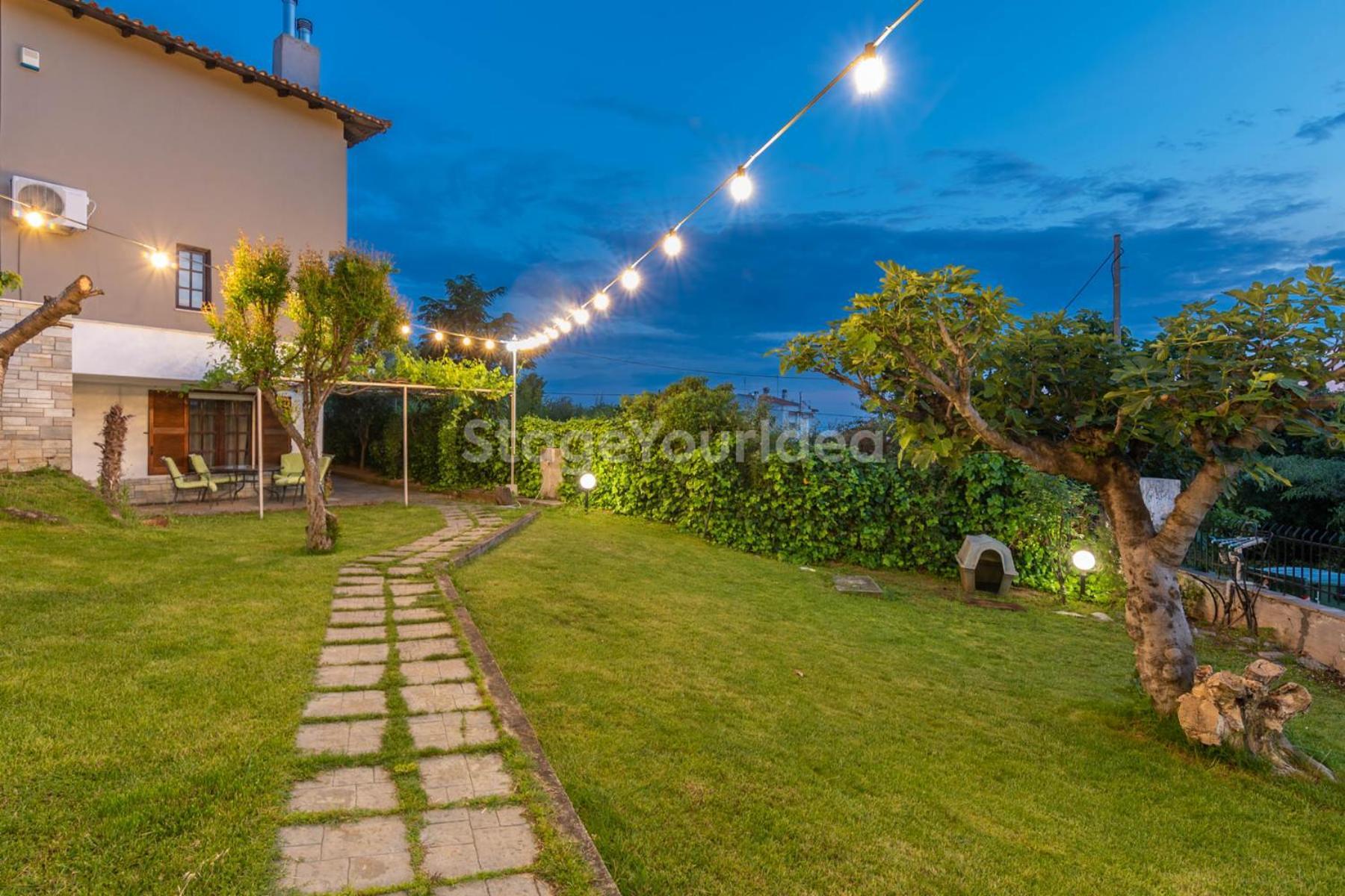 Traditional Villa Appartment With Garden, Also For Gatherings ,15 Minutes From Thessaloniki Airport Dış mekan fotoğraf